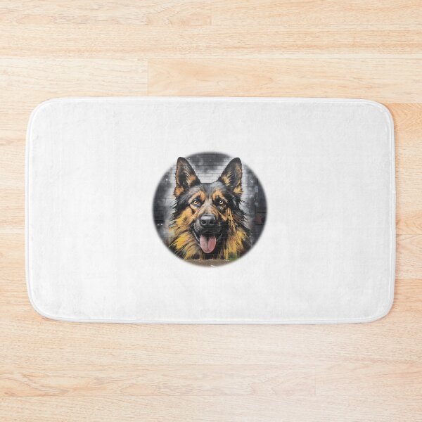 Item preview, German Shepherd Streetart designed and sold by Nadaillustrada.