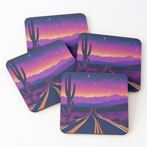 Item preview, Desert Drive Under the Stars designed and sold by colorvisionart.