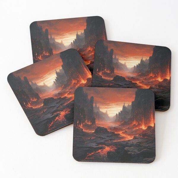 Item preview, Igneous Province - Fantasy Landscape designed and sold by AiHead.