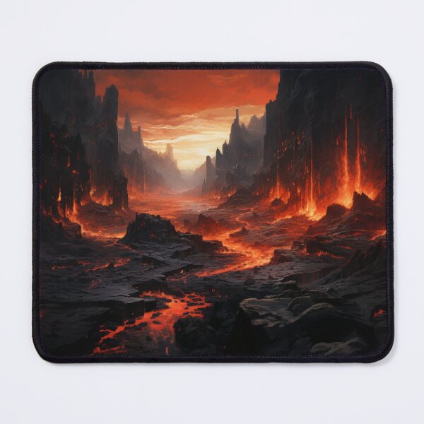 Item preview, Igneous Province - Fantasy Landscape designed and sold by AiHead.
