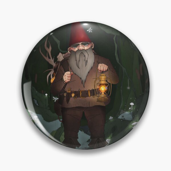 Item preview, (Dark) Hiking Gnome designed and sold by LilliPadInc.