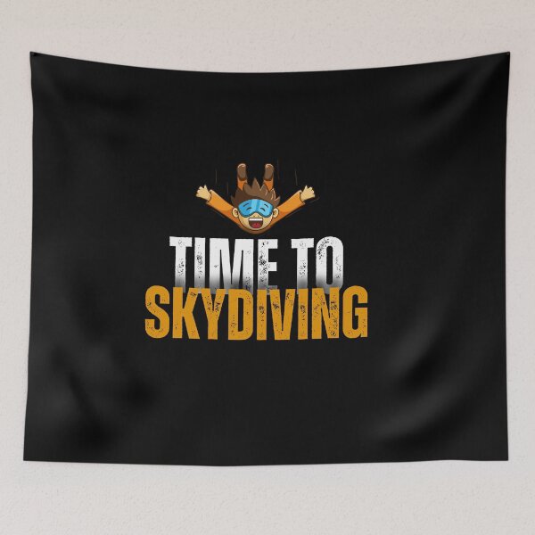 Item preview, Skydiving Time Skydiver Parachuting Lover  designed and sold by CHAMSSTORE.