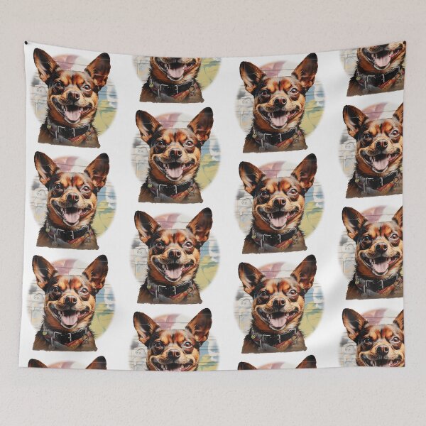 Item preview, Chihuahua Streetart designed and sold by Nadaillustrada.