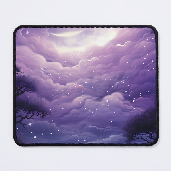 Item preview, Aesthetic purple magical fantasy landscape designed and sold by PleasingVisuals.