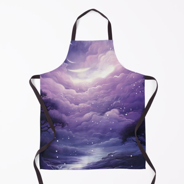 Item preview, Aesthetic purple magical fantasy landscape designed and sold by PleasingVisuals.