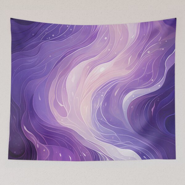 Item preview, Aesthetic abstract purple gradient motion swirls designed and sold by PleasingVisuals.