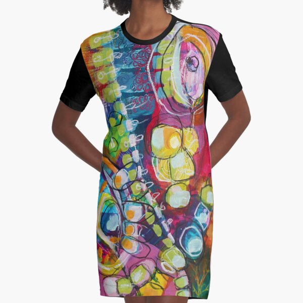 Hope "series in the garden" Graphic T-Shirt Dress