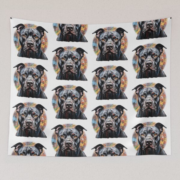 Item preview, Pitbull Streetart designed and sold by Nadaillustrada.