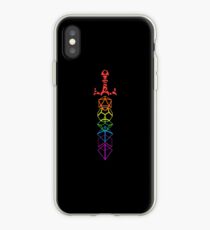 Dice Sword LGBT Pride Inspired Tabletop RPG Gaming iPhone Case