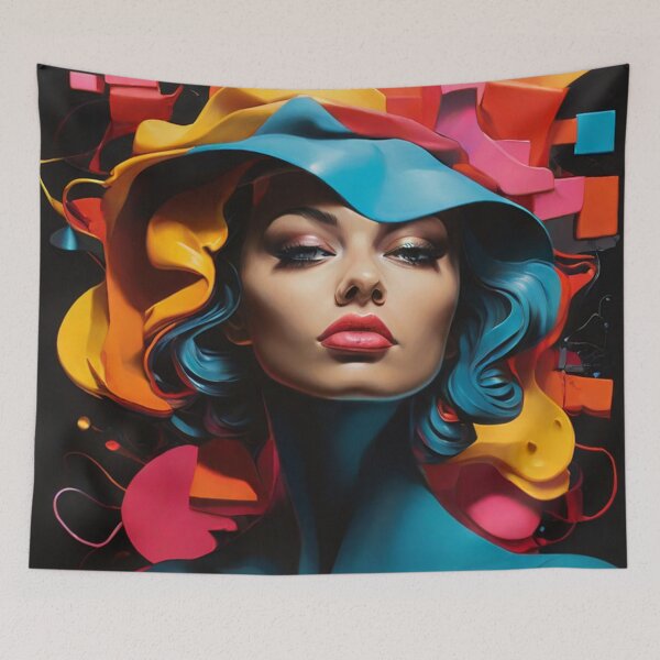 Item preview, Kaleidoscopic Face designed and sold by Pixelogia.