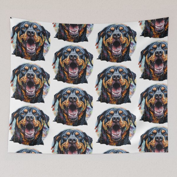 Item preview, Rottweiler Streetart designed and sold by Nadaillustrada.