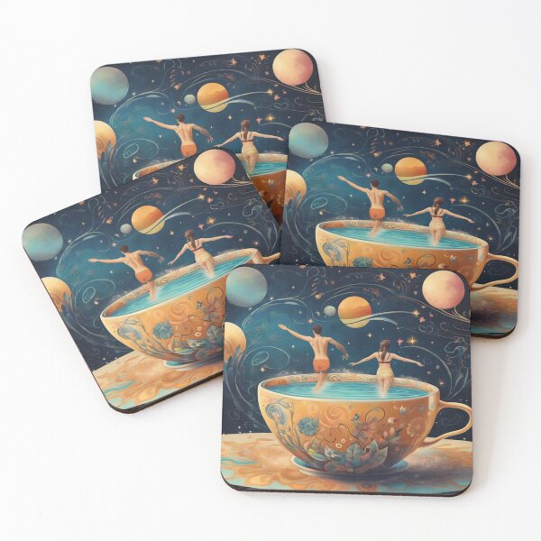 Item preview, Cosmic Teacup Swimming designed and sold by Wayfindering.