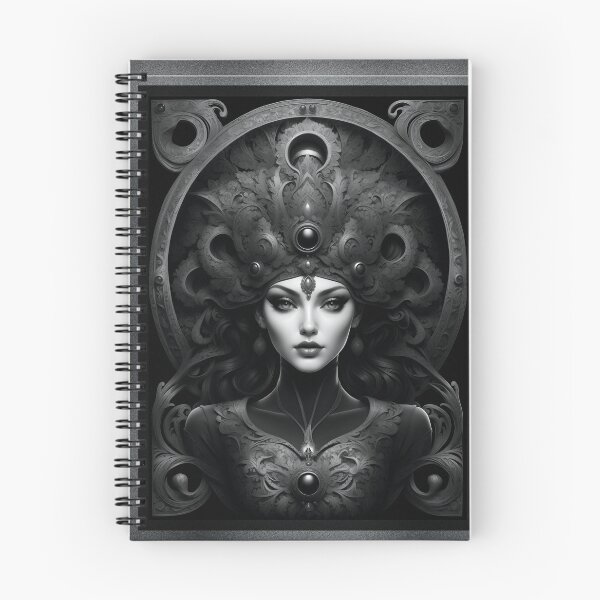 Item preview, Madam Grey Shadow Of The Mystical Realm Beautiful AI Concept Art Portrait by Xzendor7 designed and sold by Xzendor7 Digital Art Creations.