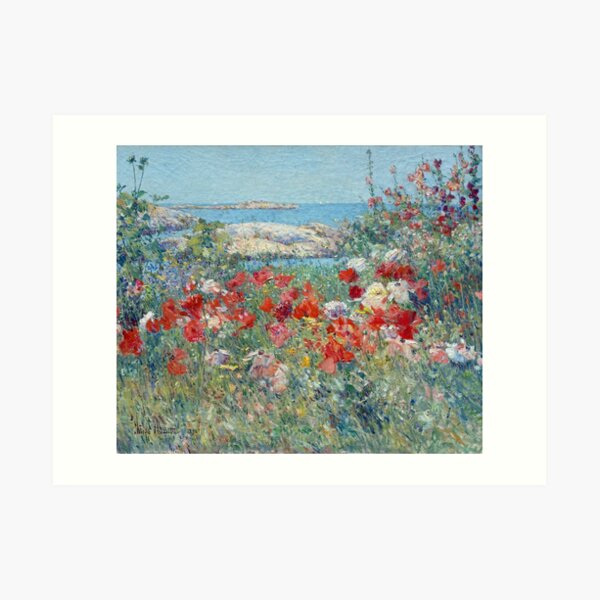Childe Hassam Celia Thaxter's Garden Art Print