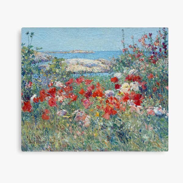 Childe Hassam Celia Thaxter's Garden Canvas Print