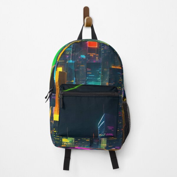 Item preview, Neon Pulse: A Symphony of Urban Nightlights designed and sold by ArtComixHaven.