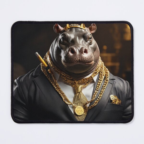 Item preview, Hippo Gold Buddy designed and sold by NeatThingLover.
