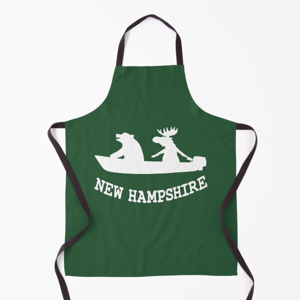 Item preview, New Hampshire Moose and Bear motorboating designed and sold by goodtogotees.