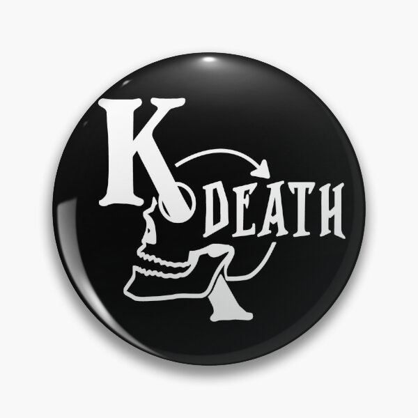 Item preview, K-Death (band) White on Black designed and sold by digit1001.