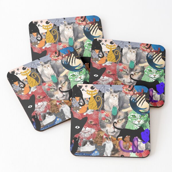 Item preview, Cat collage designed and sold by Wiesława Smolińska.