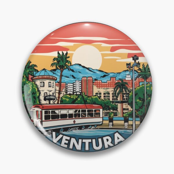 Item preview, Ventura, California | Downtown with the tramway designed and sold by CircinusStore.