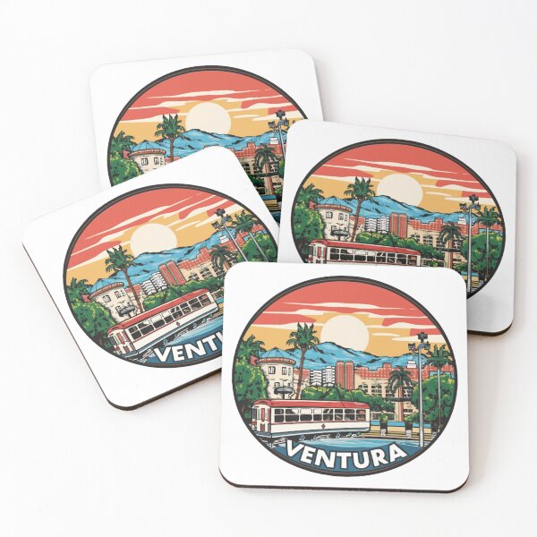 Item preview, Ventura, California | Downtown with the tramway designed and sold by CircinusStore.