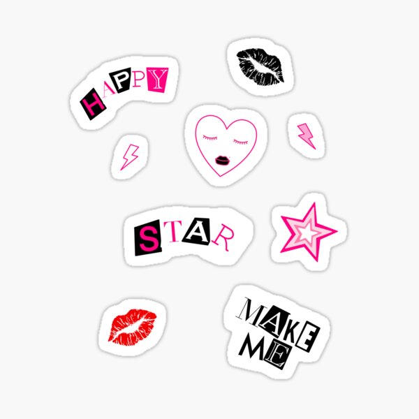 Grunge sticker pack Sticker for Sale by emmmmmmily