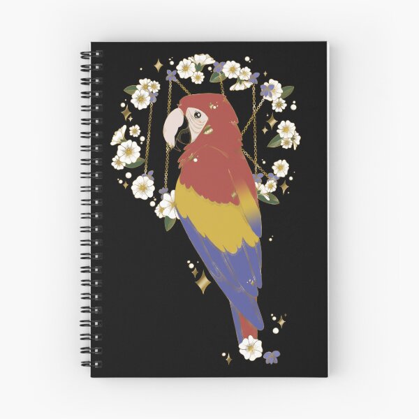 Item preview, February: Parrot, primroses and violets designed and sold by RovuVT.