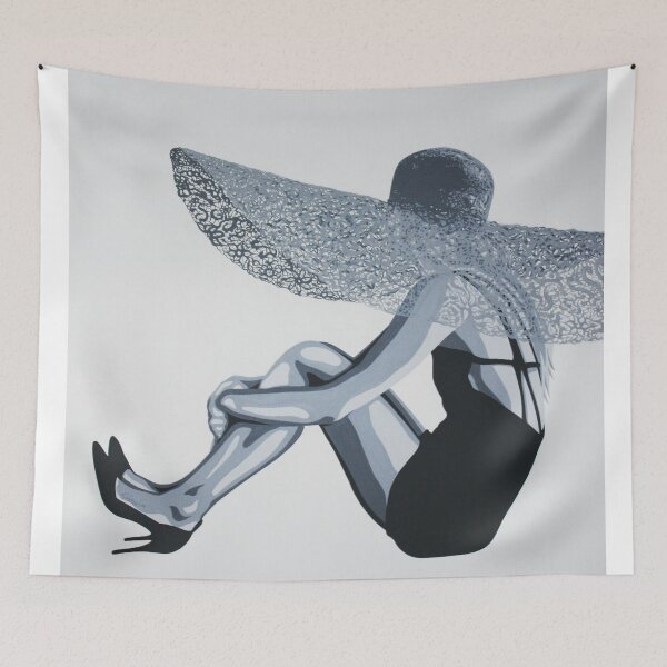 Item preview, Woman in a Large Hat designed and sold by PrzemoShop.