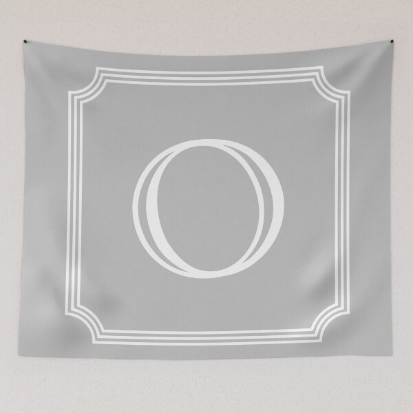 Item preview, Silver Gray Stylish And Elegant Monogram O designed and sold by rewstudio.