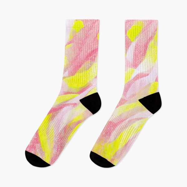 Item preview, Abstract Pink and Yellow Brush Strokes  designed and sold by AnimaliaStar.