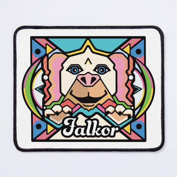 Item preview, Falkor face Geometric Art designed and sold by W-O-A-K.
