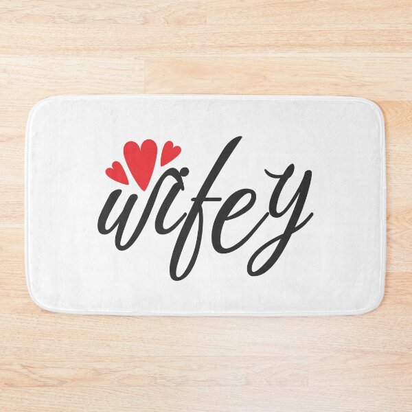 Item preview, Valentine's Day Just Married Wifey Modern Elegant Simple Script Gifts designed and sold by TheVirtualSpace.