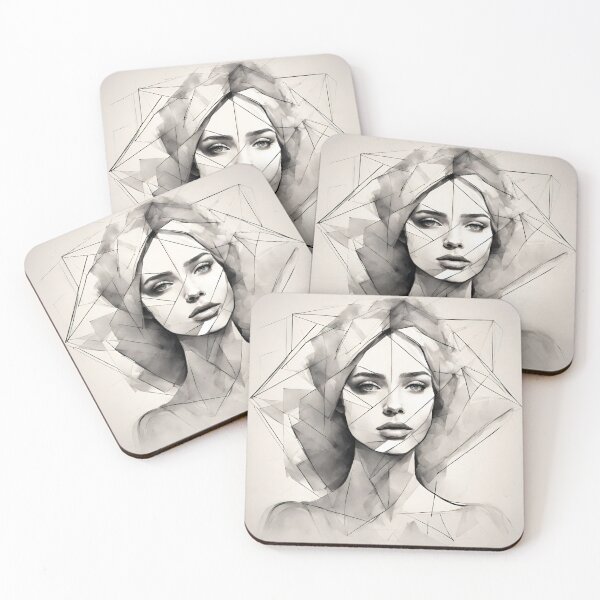 Item preview, Young woman in a dreamy mood designed and sold by kreativeadern.