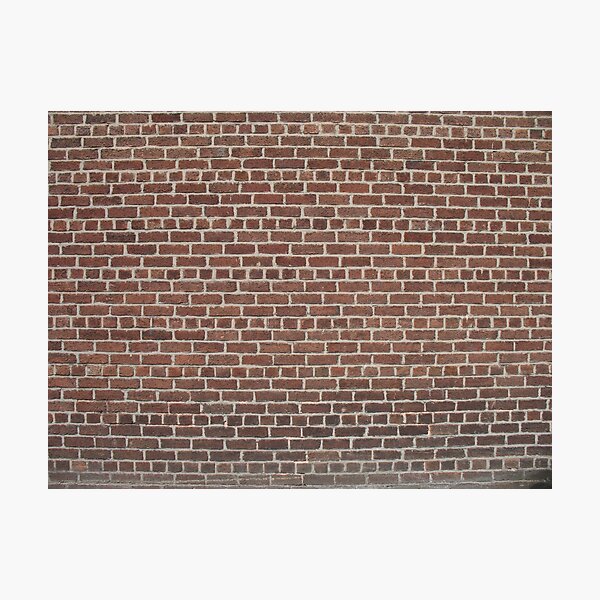 Bricks 2 Photographic Print