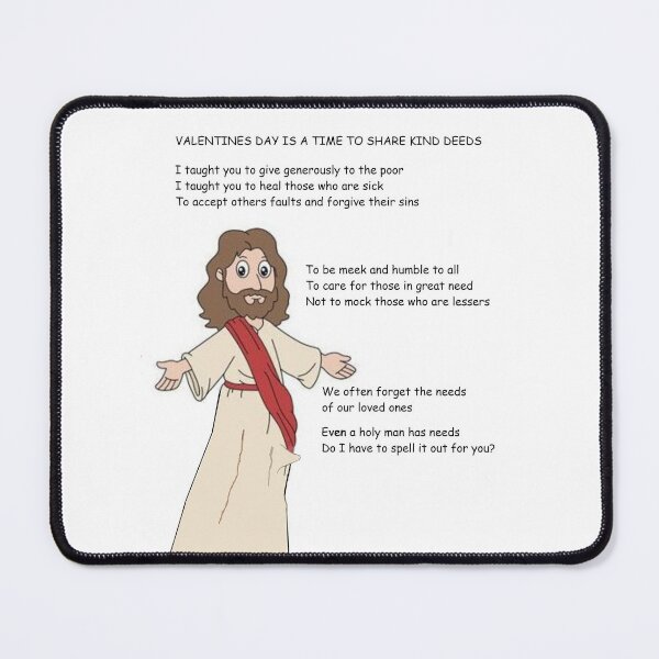 Item preview, Joke Valentines day holy religious satire designed and sold by precisionts.
