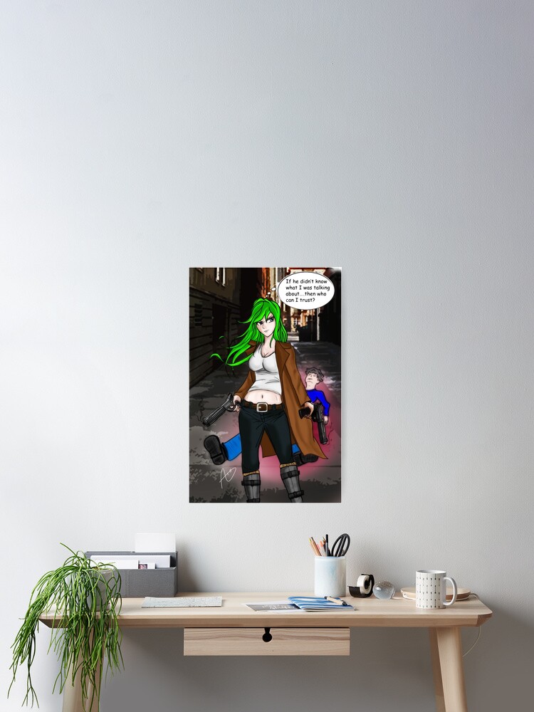 Thumbnail 2 of 3, Poster, Midori Kyuu designed and sold by annthillr.