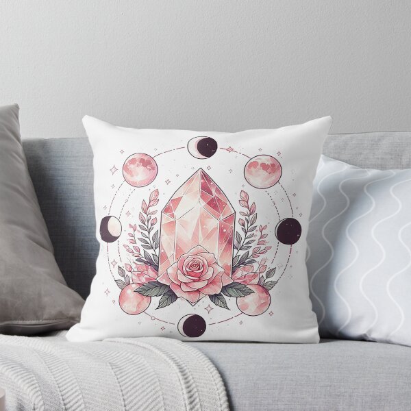 Item preview, Rose Quatz with Phases of the moon designed and sold by PickledjoArt.