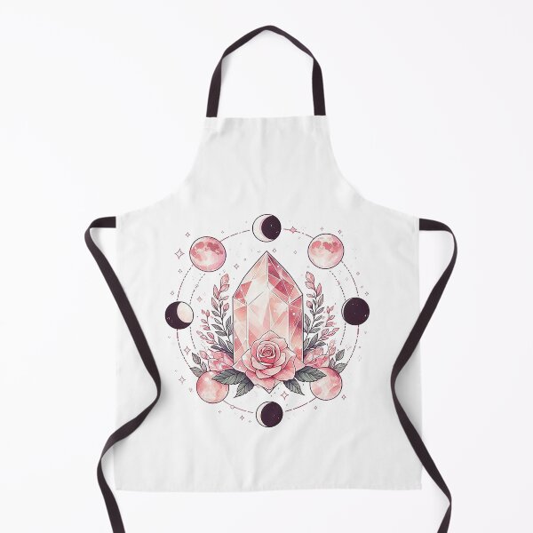 Item preview, Rose Quatz with Phases of the moon designed and sold by PickledjoArt.