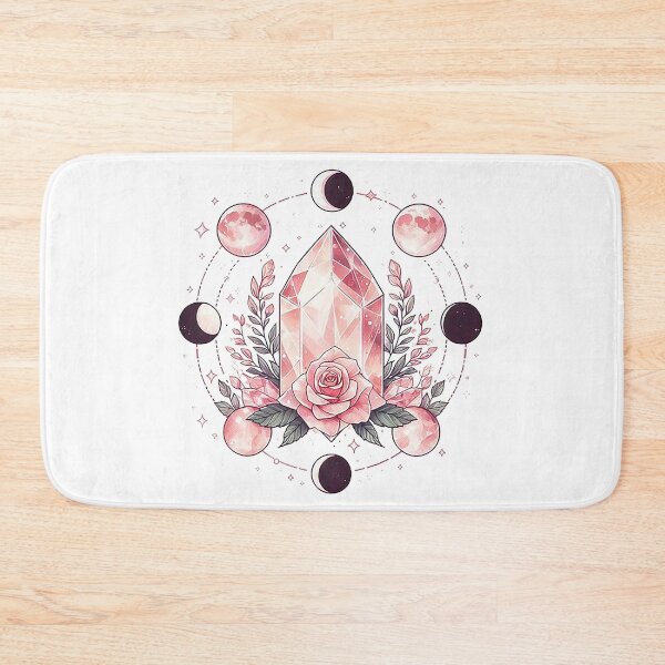 Item preview, Rose Quatz with Phases of the moon designed and sold by PickledjoArt.
