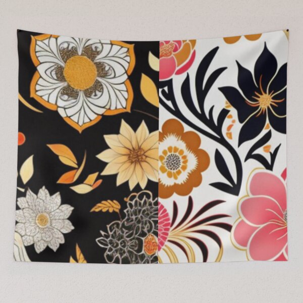 Item preview, Split screen floral design  designed and sold by Roxburylane.