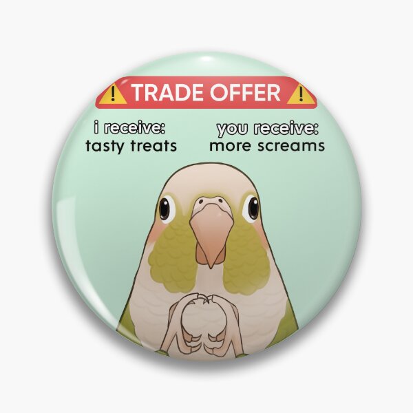 Item preview, Bird Trade Offer Meme designed and sold by meruesan.