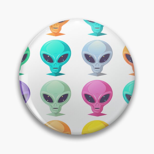 Item preview, A bevy of retro alien heads  designed and sold by madmadamzim.