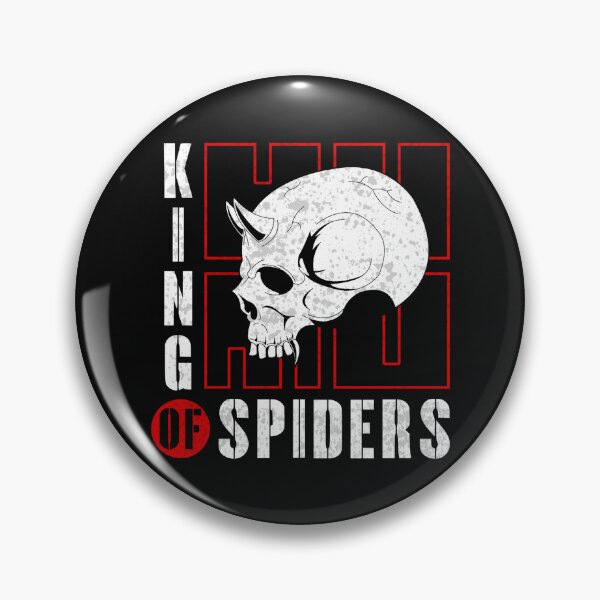 Item preview, Red and White King of Spiders Devil Skull Kumo Logo designed and sold by KumosBrand.