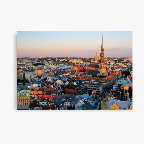Views of Old Riga 2 Canvas Print