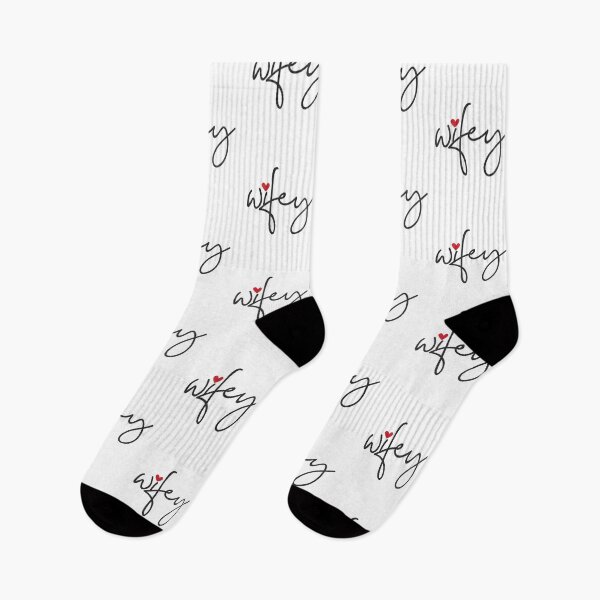 Item preview, Valentine's Day Just Married Wifey Modern Elegant simple Script designed and sold by TheVirtualSpace.