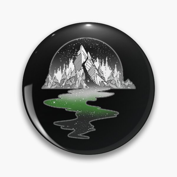 Item preview, Neutrois Mountain LGBT Pride Flag designed and sold by Clara Hollins.