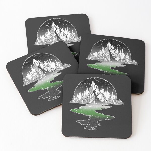 Item preview, Neutrois Mountain LGBT Pride Flag designed and sold by Clara Hollins.