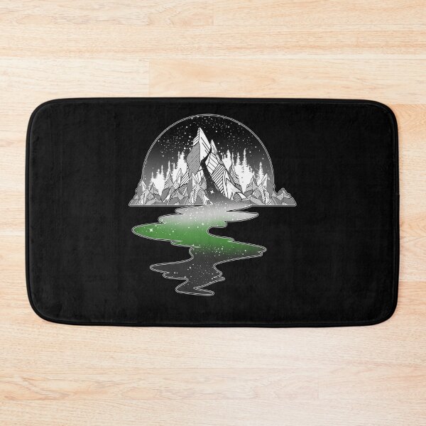 Item preview, Neutrois Mountain LGBT Pride Flag designed and sold by Clara Hollins.