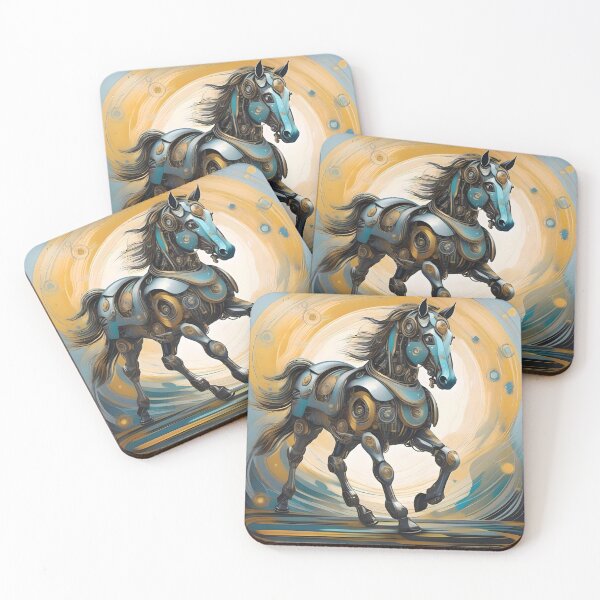 Item preview, Bot horse, in metaphysical art style designed and sold by WildLadyWood.